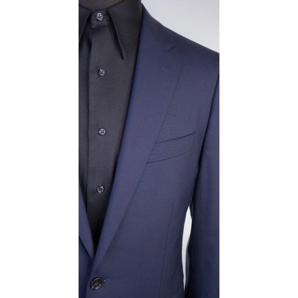 J. Crew x Loro Piana Men’s Ludlow 100% Wool 2-Button Blazer Navy Blue • 40R